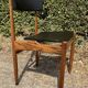 Chaise scandinave des années 60 en palissandre massif 