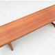 Bruksbo Scandinavian teak bench or coffee table