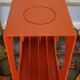 Orange vinyl holder 70s Schweizer-design