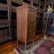 Vintage wooden commode/file cabinet/notary cupboard