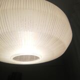 Danish modern mid-century 1950s glass ceiling lamp