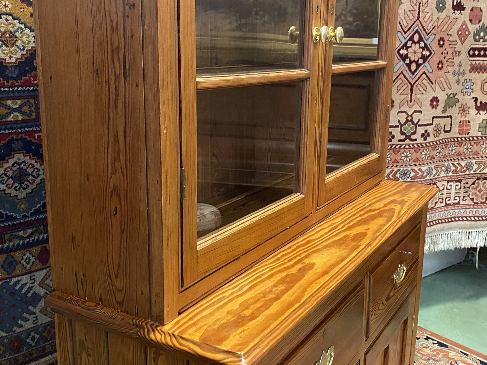 Buffet 2 English body early 20th in pitch pine