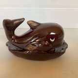 Zoomorphic whale ring cup