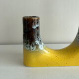 Double asymmetrical candle holder
