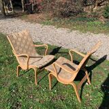 2 Eva model armchair by Bruno Mathsson for Dux (1974)