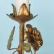 Paires de lampes "fleurs" italiennes