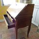 Donkey back office or slope desk, secretary to flap NINETEENTH century Louis XV style