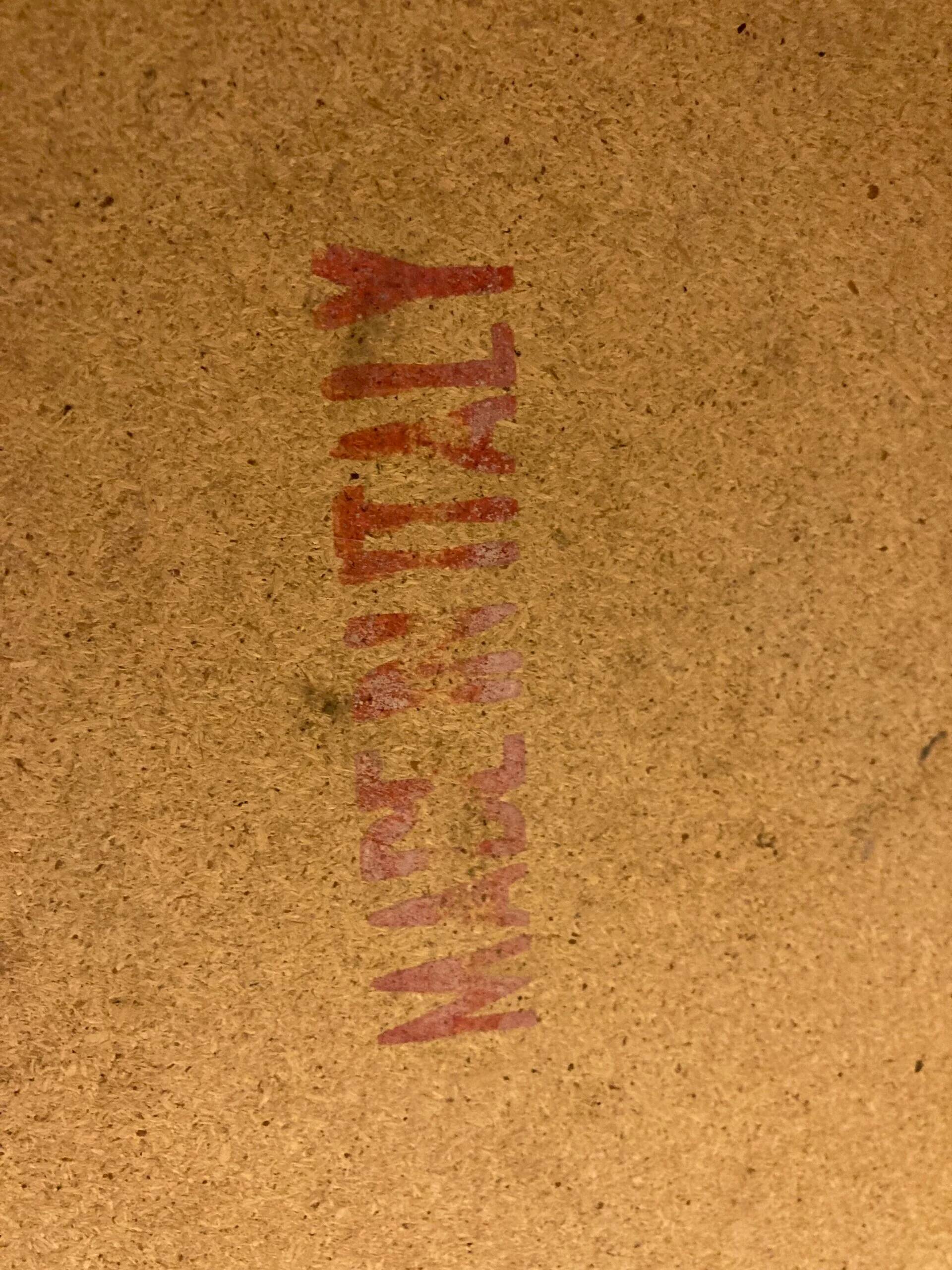 Vintage Italian travertine dining table