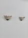 Vintage "flower" wall sconces, glass, France, 1970.