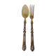Pair of silver cutlery