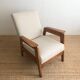 Reconstructed armchair fully restored