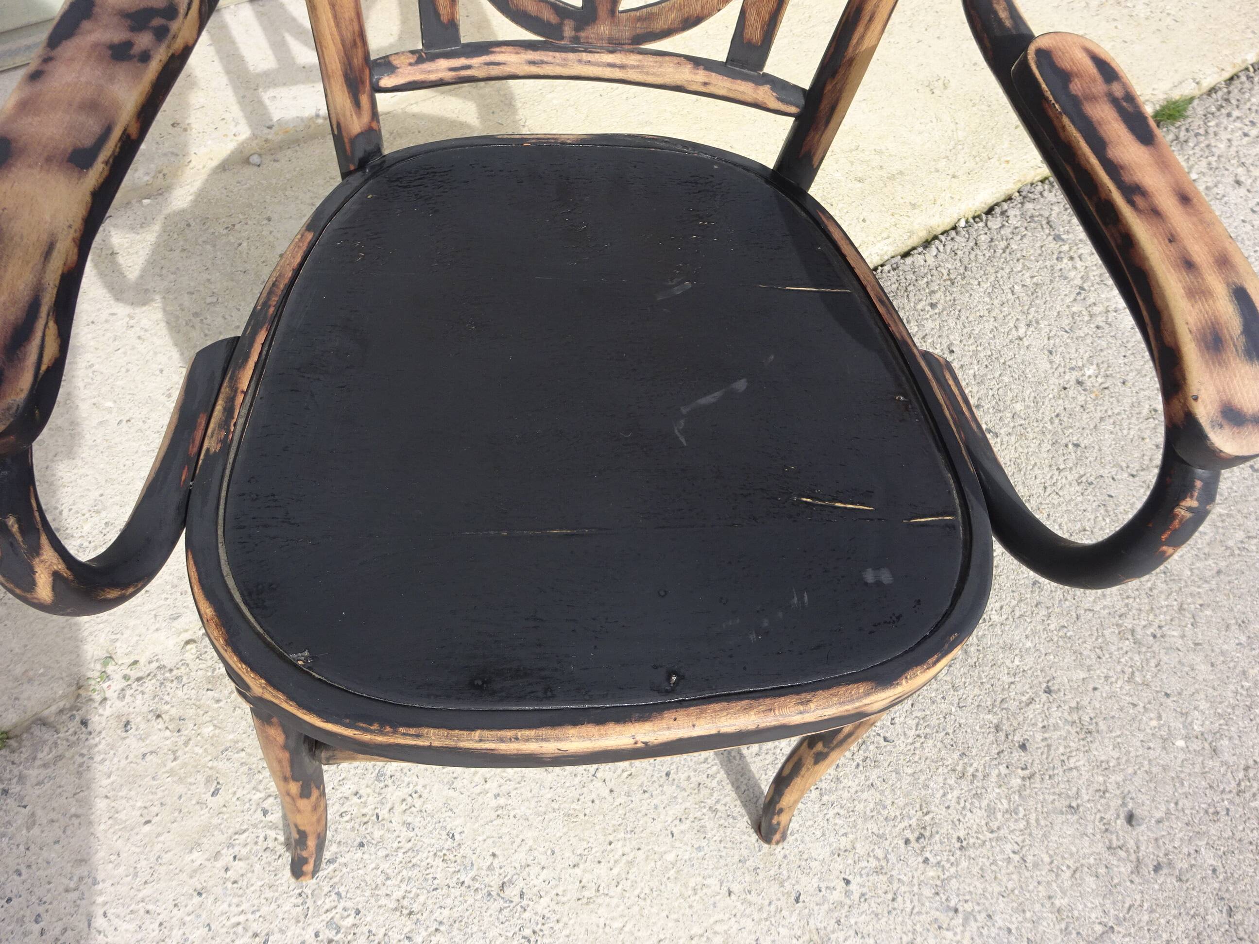Baumann salon, armchair, bench and bistro chair