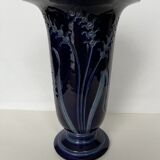 Blue ceramic vase