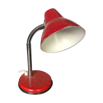 Lampe suspension rouge année 70/80