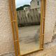Miroir en bois et rotin