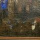 Large abstract painting signed circa 1970s
