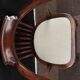 Wycombe English office chair - Dark wood