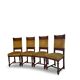 four Victorian dining chairs