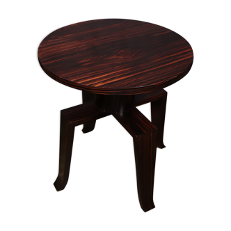 French art deco macassar ebony side table