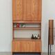 Antique high television cabinet, dresser cupboard by Drevotex Zamberk.