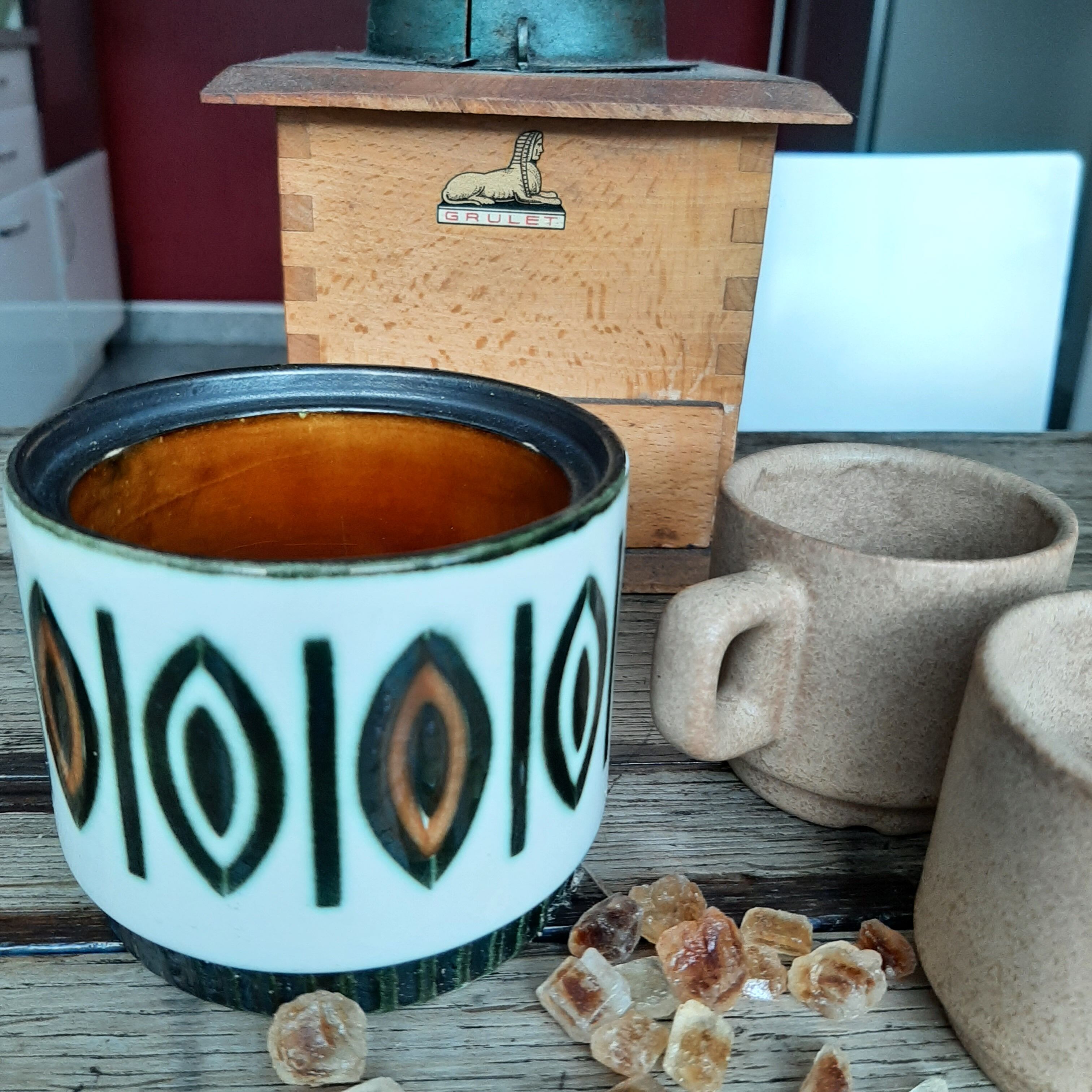 Ceramic pot Boch Belgium