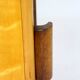 Restored Art Deco Nightstands with Black Glass Tops, 1950s, Set of 2