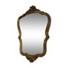 Louis XV style gold rock mirror