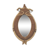 Miroir corde collier de cheval 65x35cm