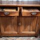 Louis XVI height-adjustable buffet in walnut