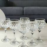 Lot 6. Boule glasses/Allegro model/Christinenhütte-Zwiesel. Tortoiseshell decoration