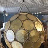 Vintage glass ball pendant light