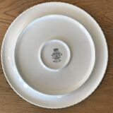 Longwy earthenware dish décor emeralds green