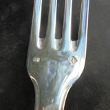12 Art Deco silver metal forks