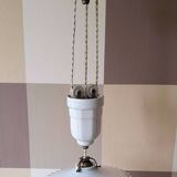 Hanging rises and falls in white earthenware