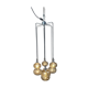 Vintage cascade pendant lamp – Oberglas Austria