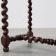 French Barley Twist Walnut Side Table with Drawer, circa 1880
