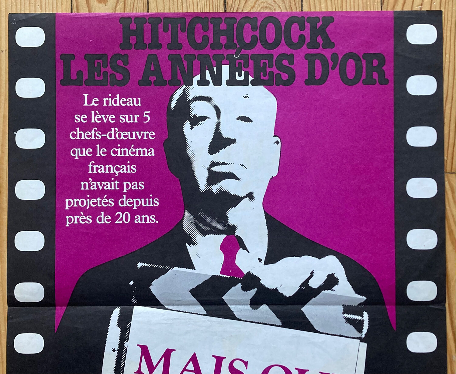 Original movie poster "But Who Killed Harry" Hitchcock