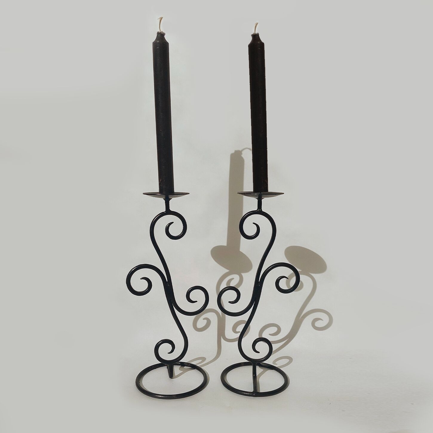 Duo de Bougeoirs Spirales