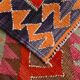 3x12 Kilim Red & Purple  Runner Rug, 102x355Cm