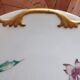 Limoges flower decoration shell plate Limoges