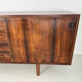 Vintage rosewood sideboard by Erik Wortz for IKEA 1960's.