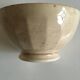 Bol de ferme 19e en faience blanc ivoire de St Amand
