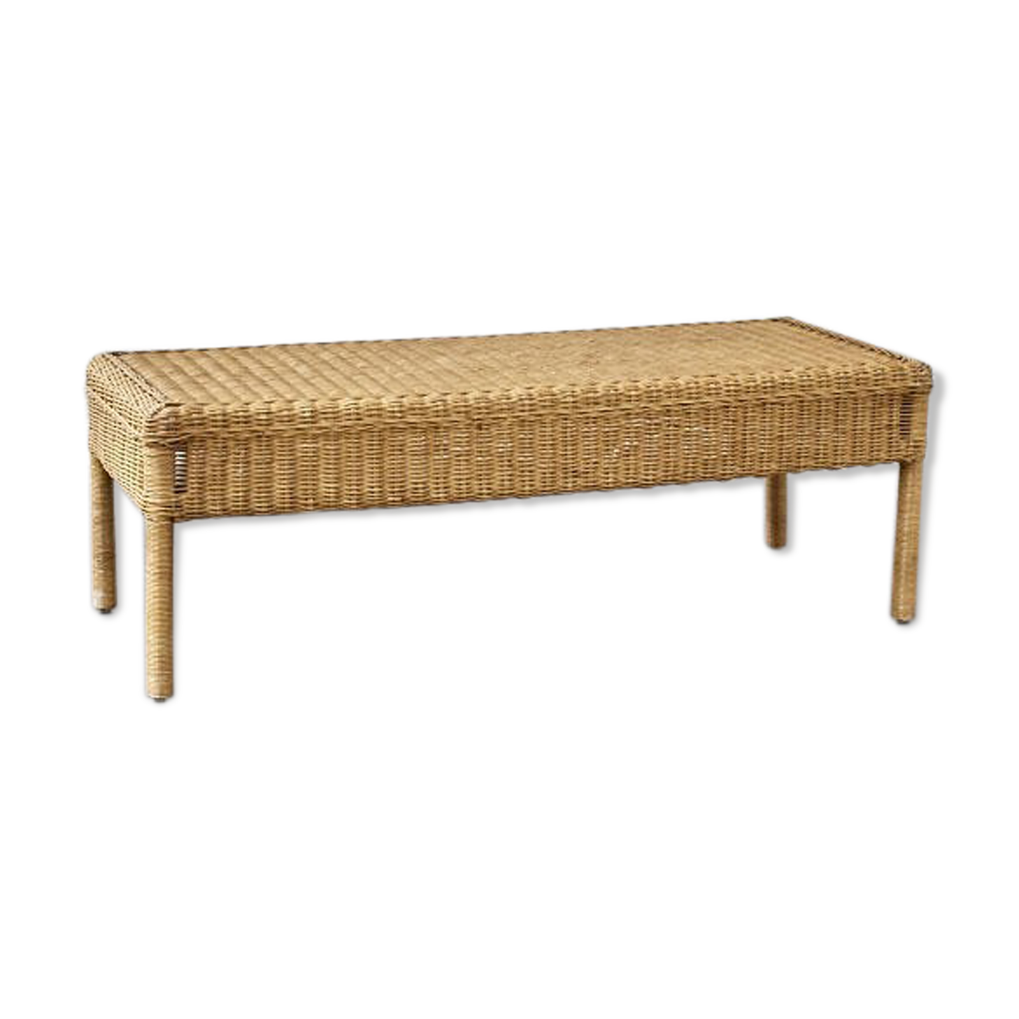 Rattan coffee table
