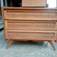 Commode vintage pied compas 3 tiroirs