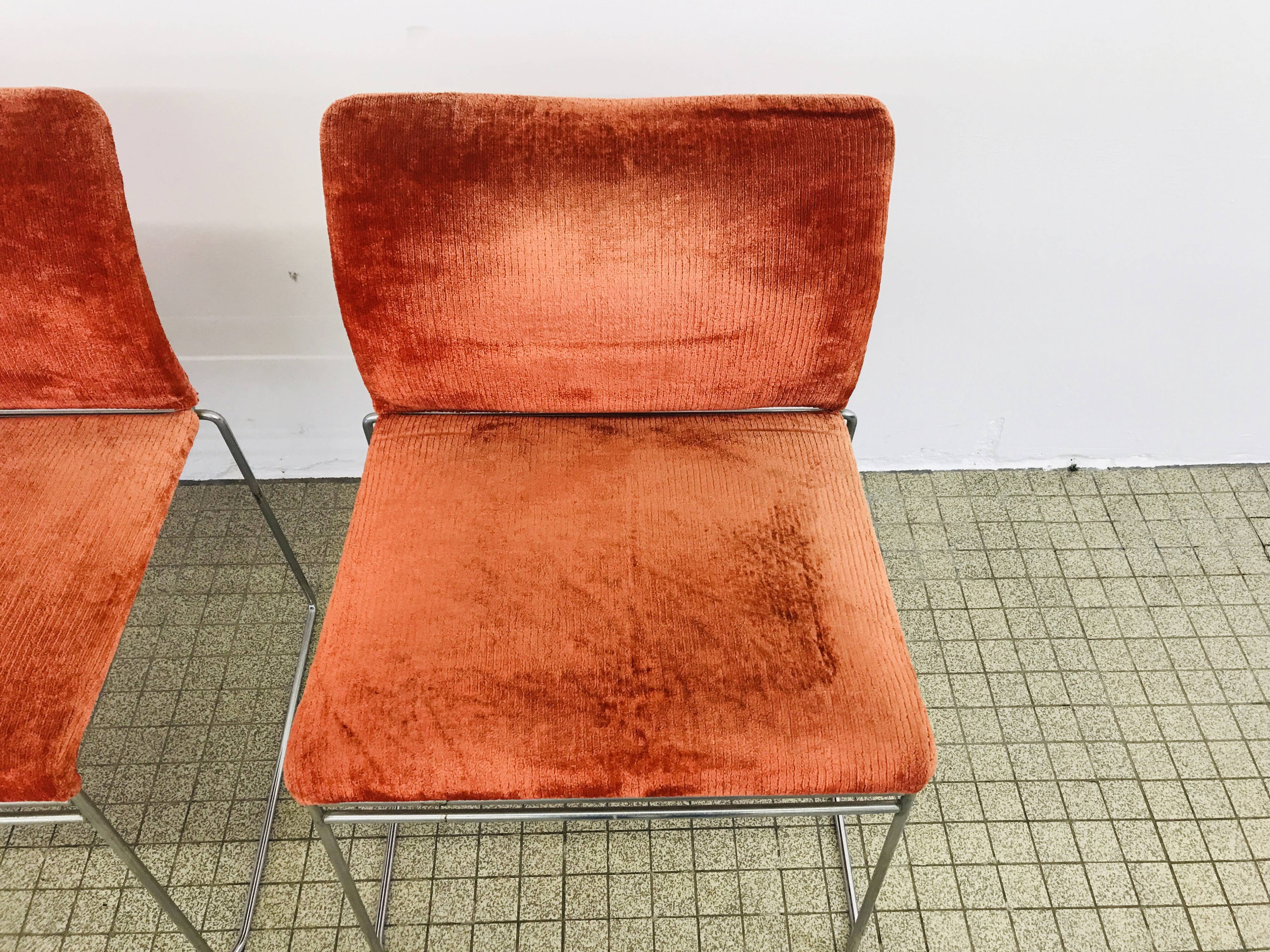 Suite de 4 chaises Jano LG Simon by Cassina