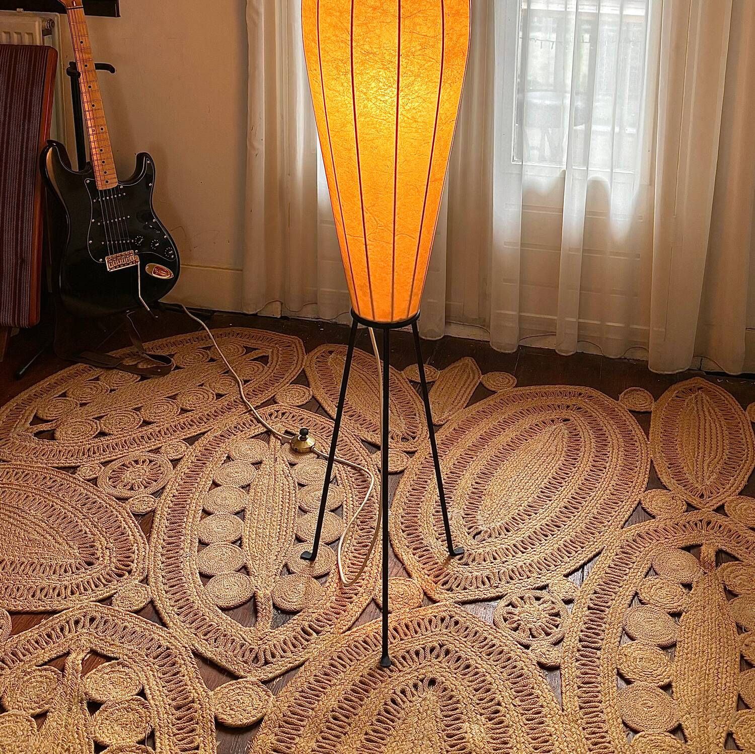 Cocoon Rocket Tripod Floor Lamp by H. Klingele for Artimeta