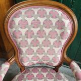 Paire de fauteuils louis philippe en noyer