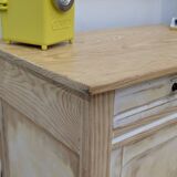 Buffet parisien vintage patiné