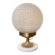 Art Deco lamp from the 1930s with a floral globe.