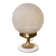 Art Deco lamp from the 1930s with a floral globe.
